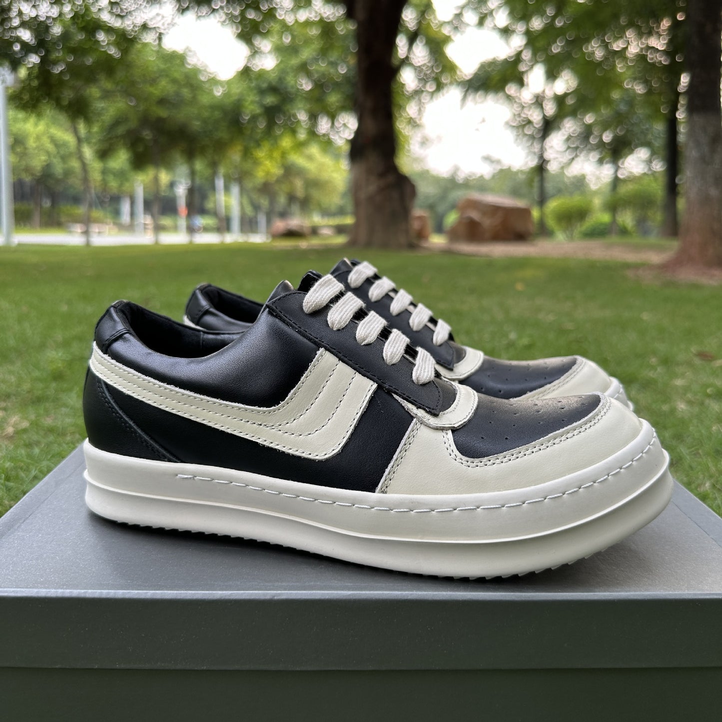 Genuine Board Male Female Large Size Platform High Sneakers