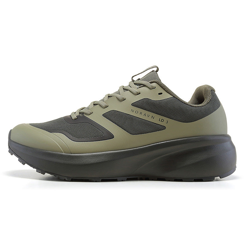 Men's Flat Outdoor Hiking Lightweight Waterproof V-shaped Sneakers