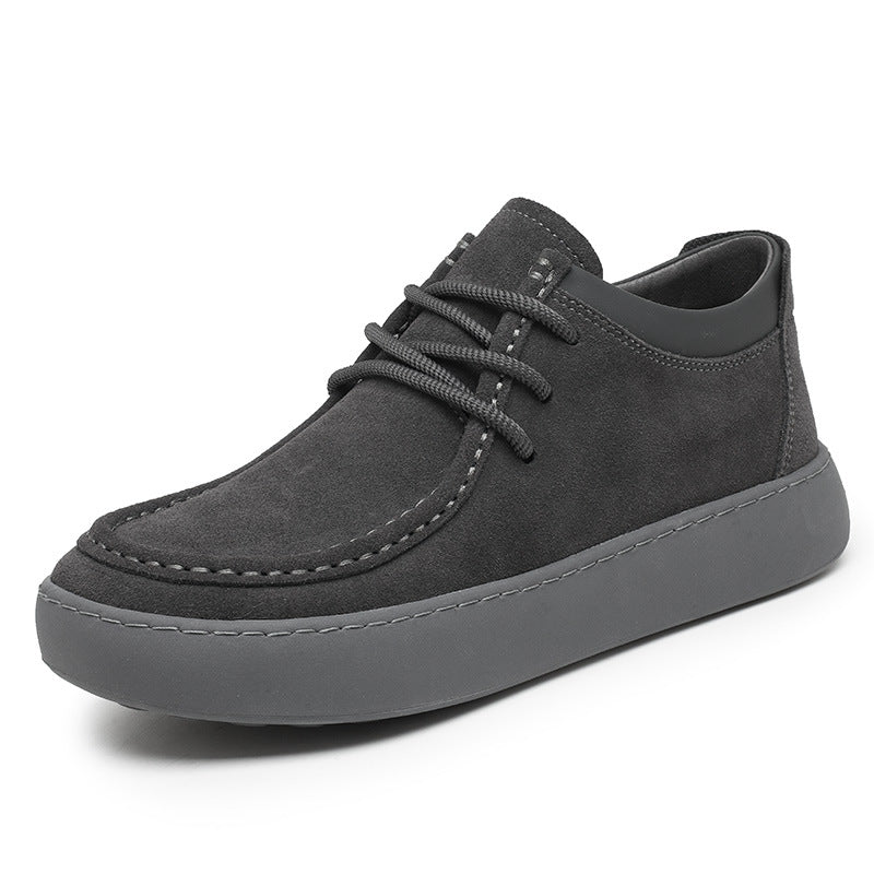 Men's Retro Easy Matching Suede Soft Bottom Personality Sneakers