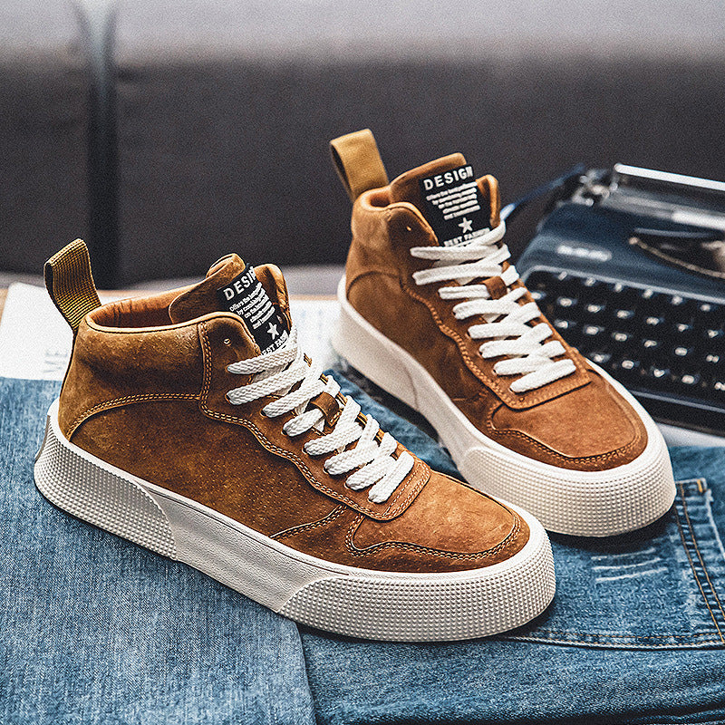 Men's Plus Veet Working Wear Board Winter Fashion Sneakers