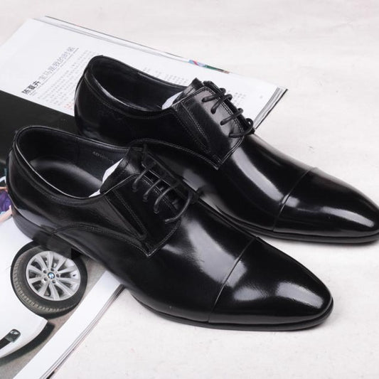 Men's British Pointed Business Formal European Brogue Sneakers