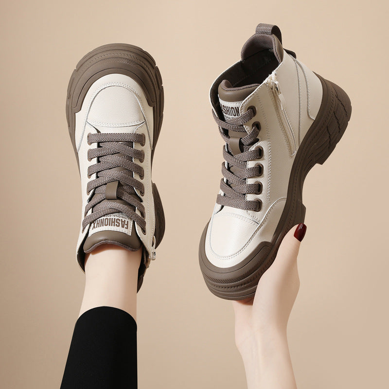 Women's Martin Slimming Versatile Fashion Chunky Platform Boots