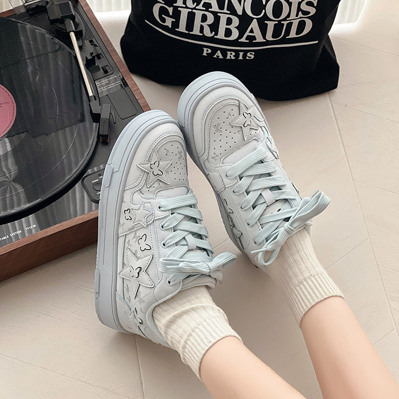 Women's & Men's Star Pattern Lovers National Dynasty Classic Casual Shoes