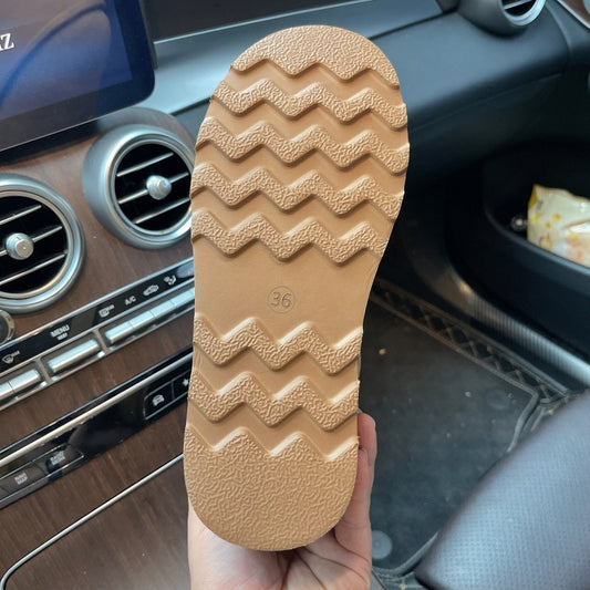 Women's Height Increasing Insole Fur Integrated Plus Veet Warm Snow Boots