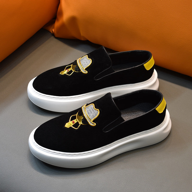 Men's Little Monster Authentic Slip-on Sports Snake Sneakers