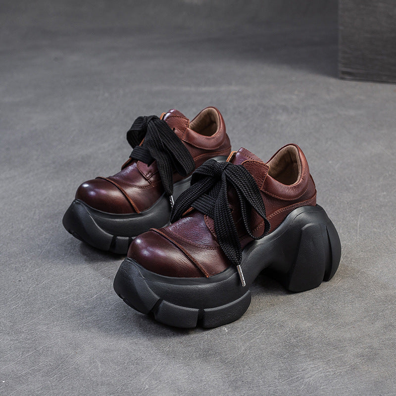 Thick-soled Small Height Increased Polished Fashion Casual Shoes