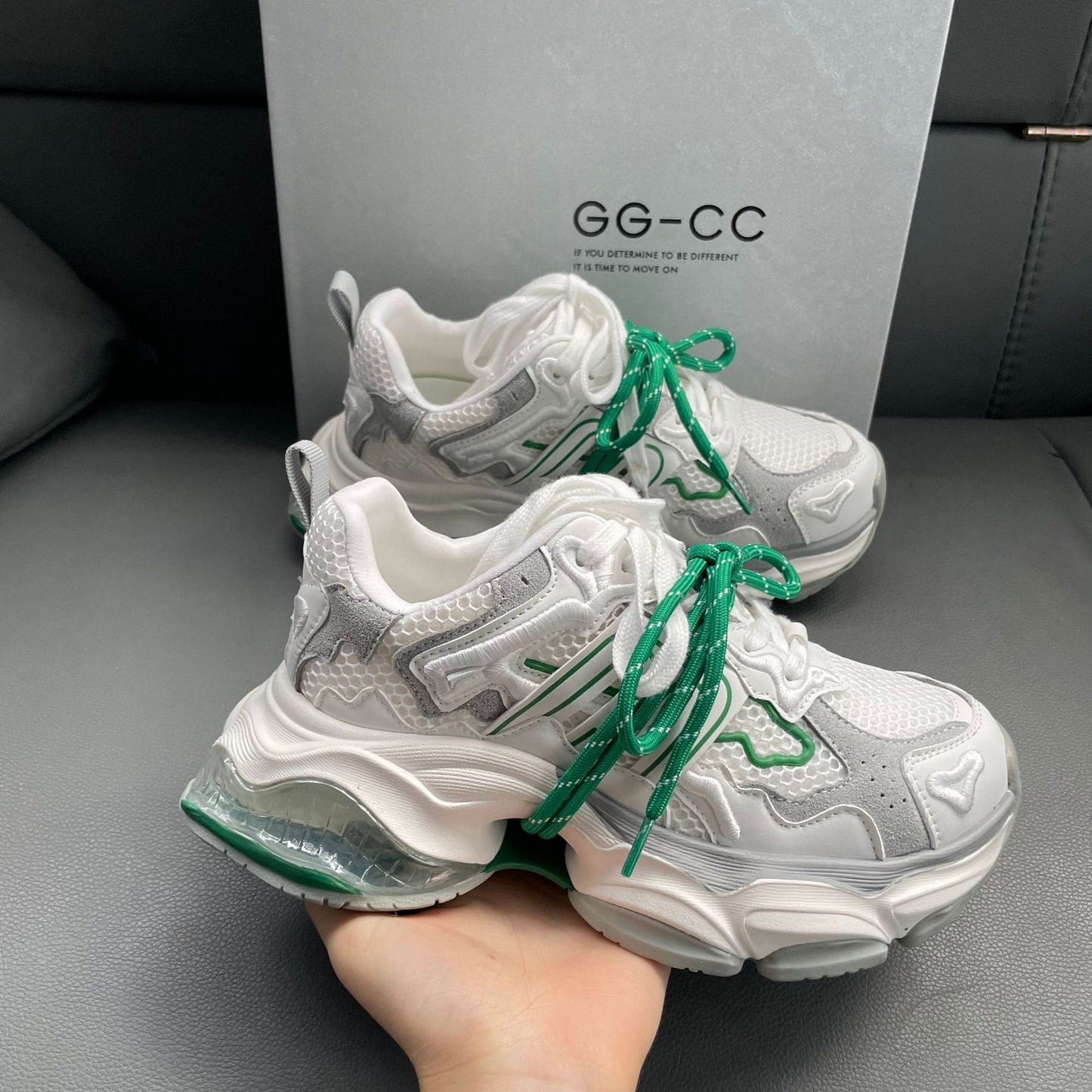 Women's Version Trendy Binding Dirty Heightened Daddy Autumn Design Sense Sports Women's Board Shoes