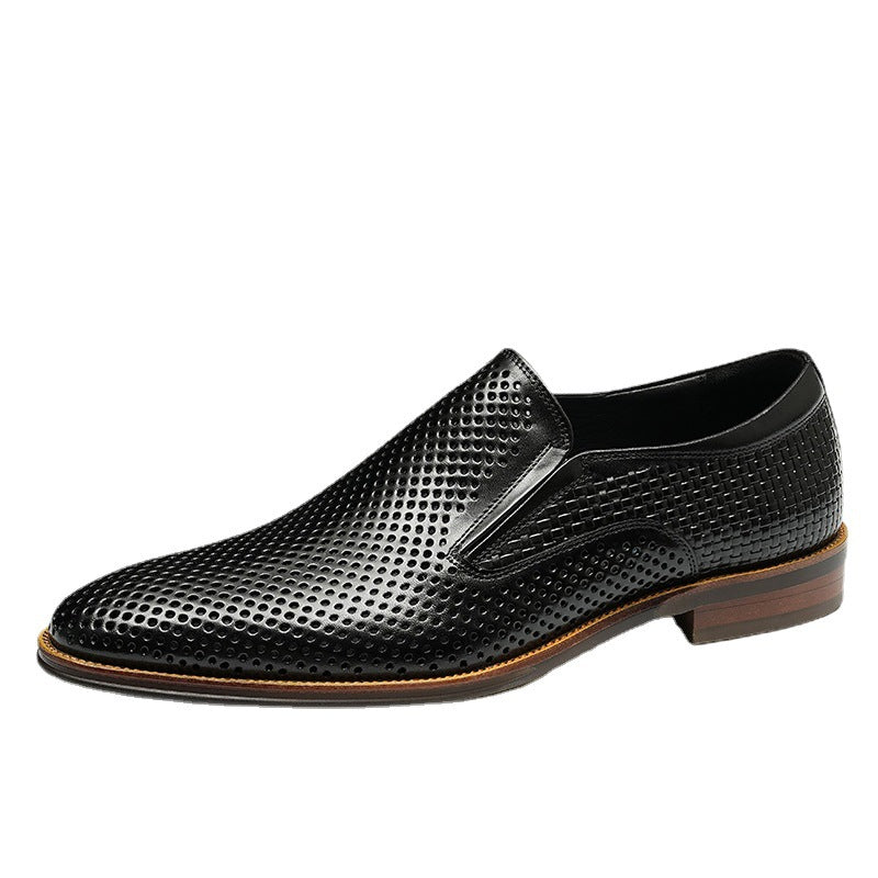 Men's Out Summer Slip-on Business Soft Sole Leather Shoes
