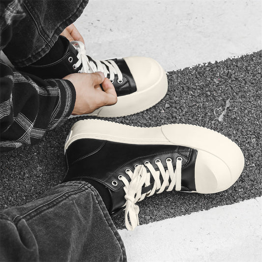 Men's Board Breathable Thick Bottom Increased Big Boots