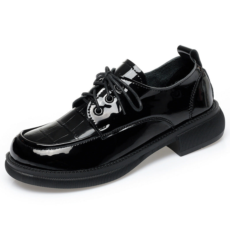 Women's Small British Style Genuine Platform Plus Women's Shoes