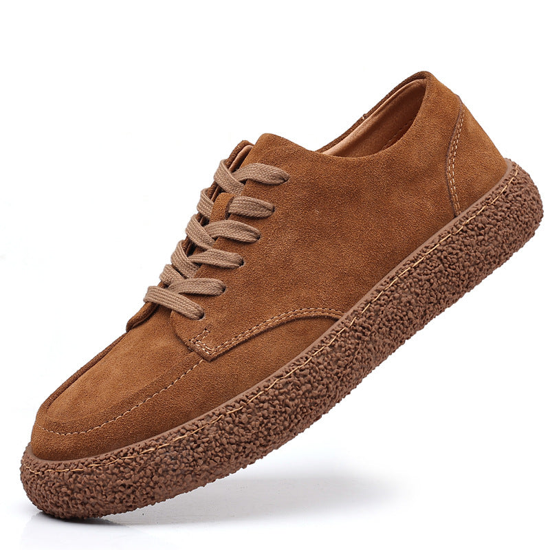 Men's Soft Bottom Genuine Retro British Board Casual Shoes