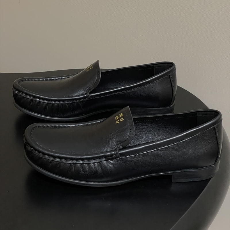 Women's Old Money Style Retro Suede Slip-on Lofter Kangaroo Flat Boots