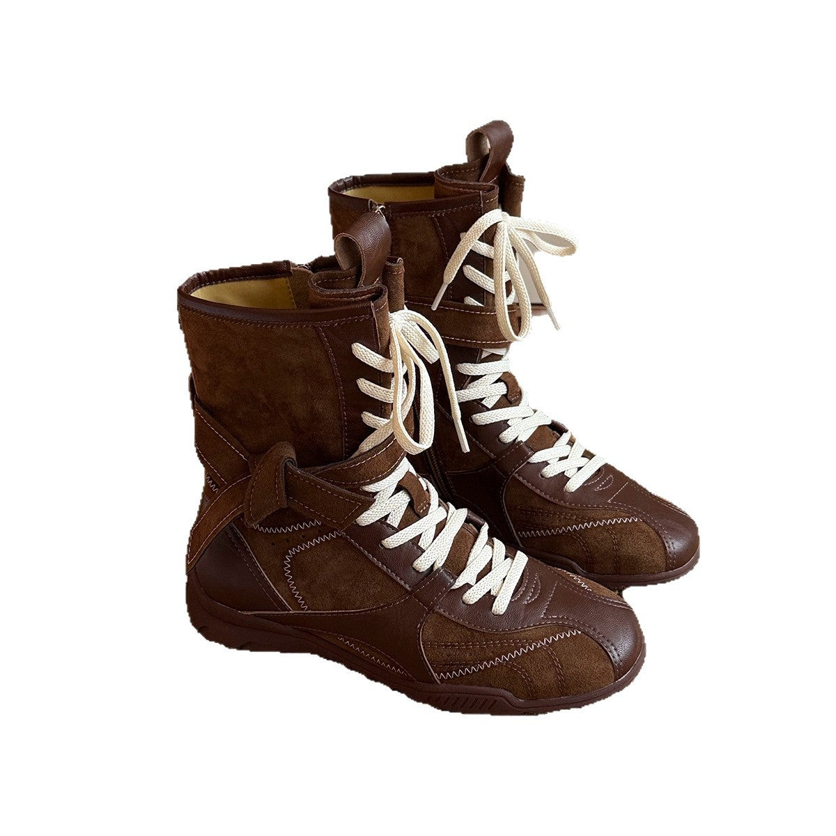 Women's Cowhide Version Retro Frosted Niche Martin Boots