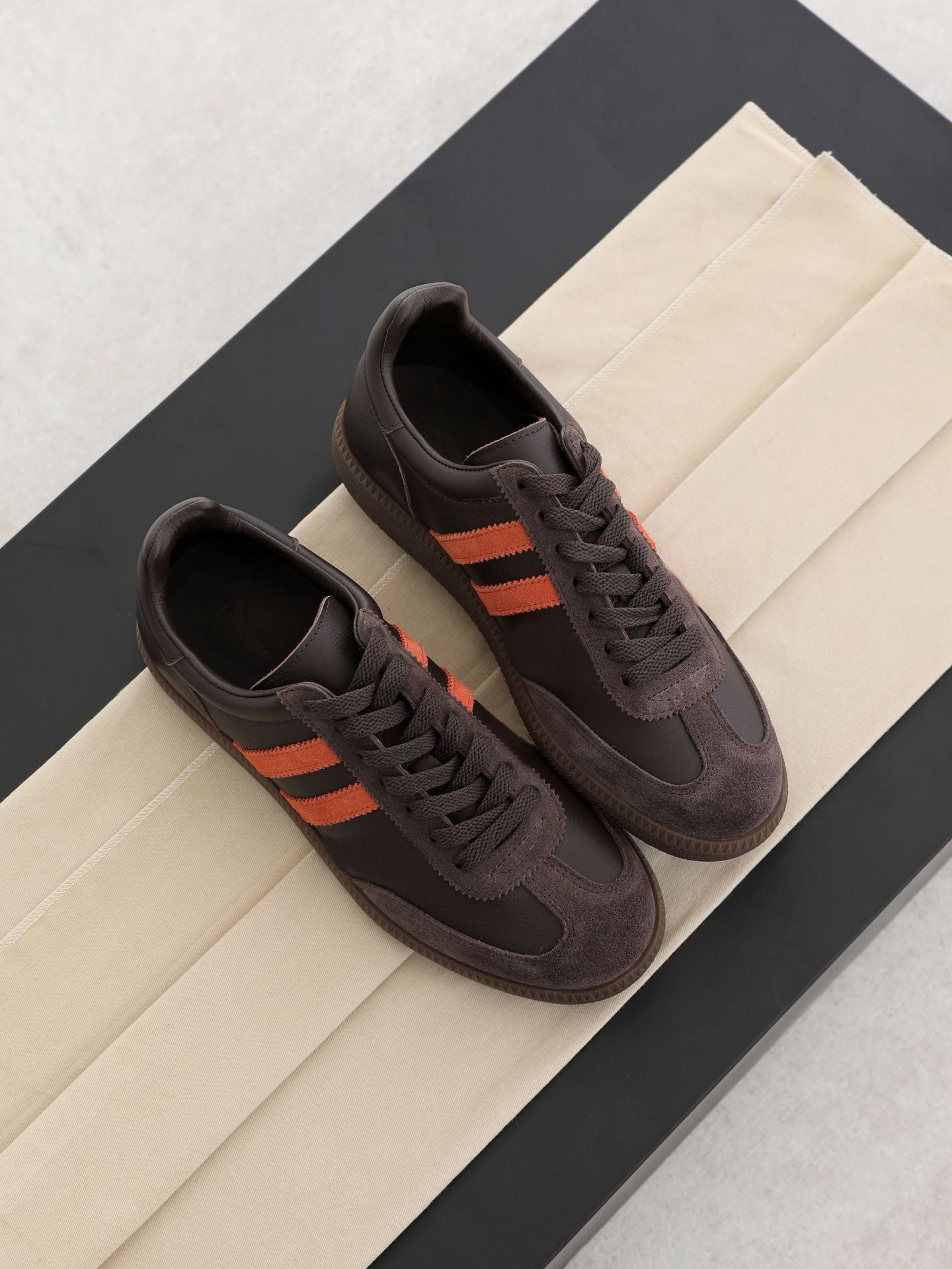 Women's Retro Platform Genuine German Training Round Sneakers
