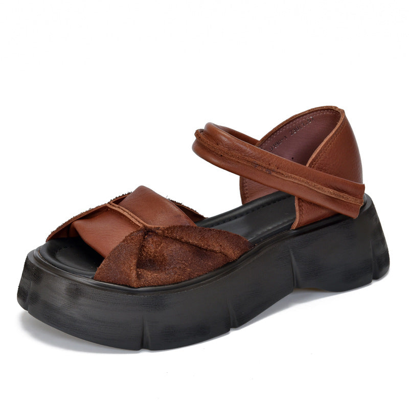 Women's Price Genuine Peep Toe Roman Summer Sandals