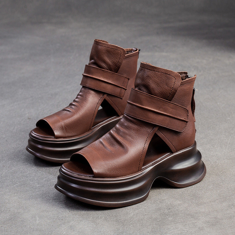 Style Peep Toe Breathable Platform Fashion Sandals