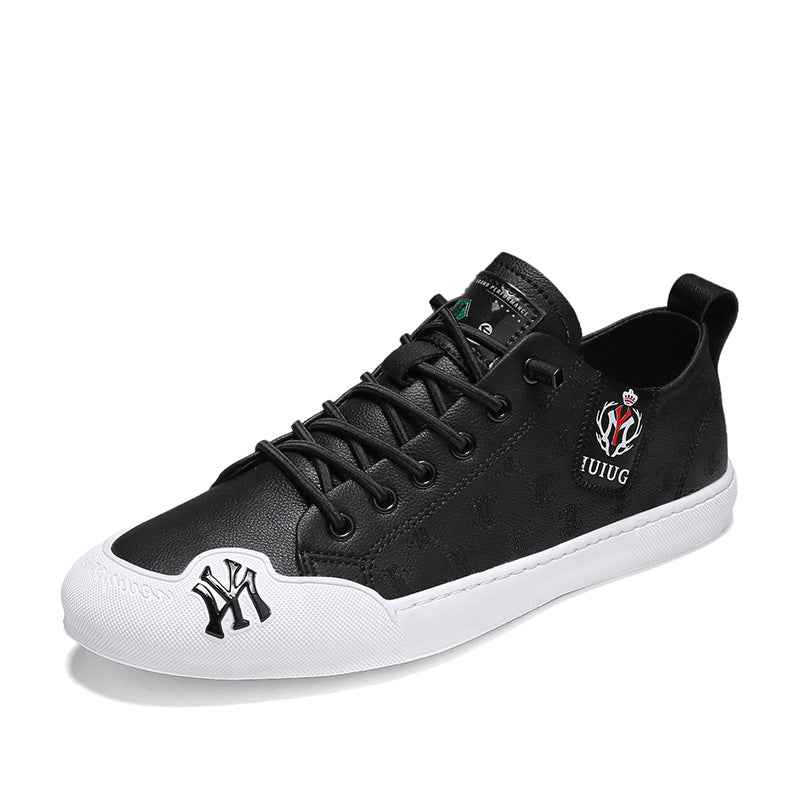 Men's Pretty Genuine Fashion Lazy White Sneakers