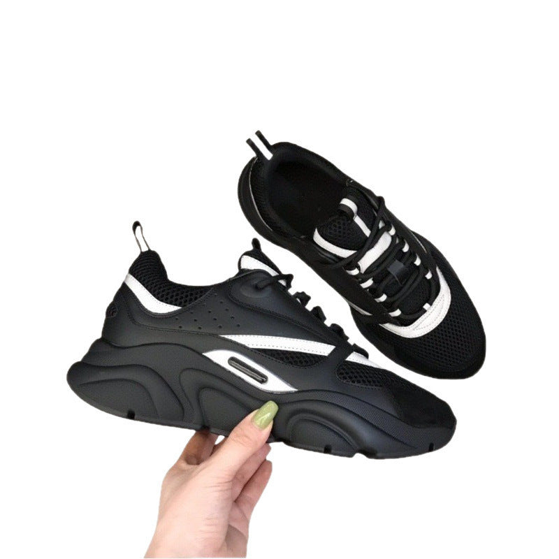 Thick Bottom Luminous Dad Fashionable Breathable Sports Men's Casual Shoes