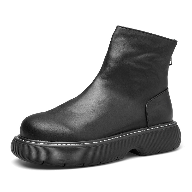 Men's Platform Chelsea Short Trendy Fashion British Style Boots