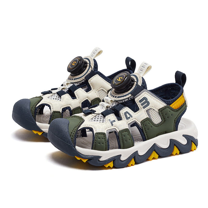 Children's Summer Boys Rotating Buckle Pump Beach Kid's Sandals