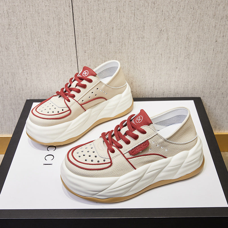 Women's Early Spring Fashionable Sports Versatile Daddy Sneakers