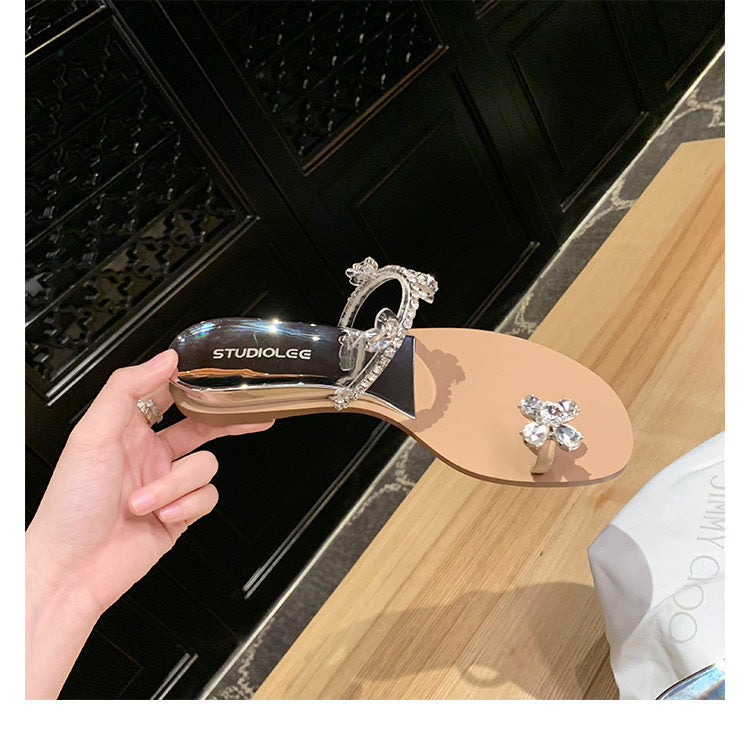 Women's Grape Mom Summer Wedge Fashion Simple Slippers