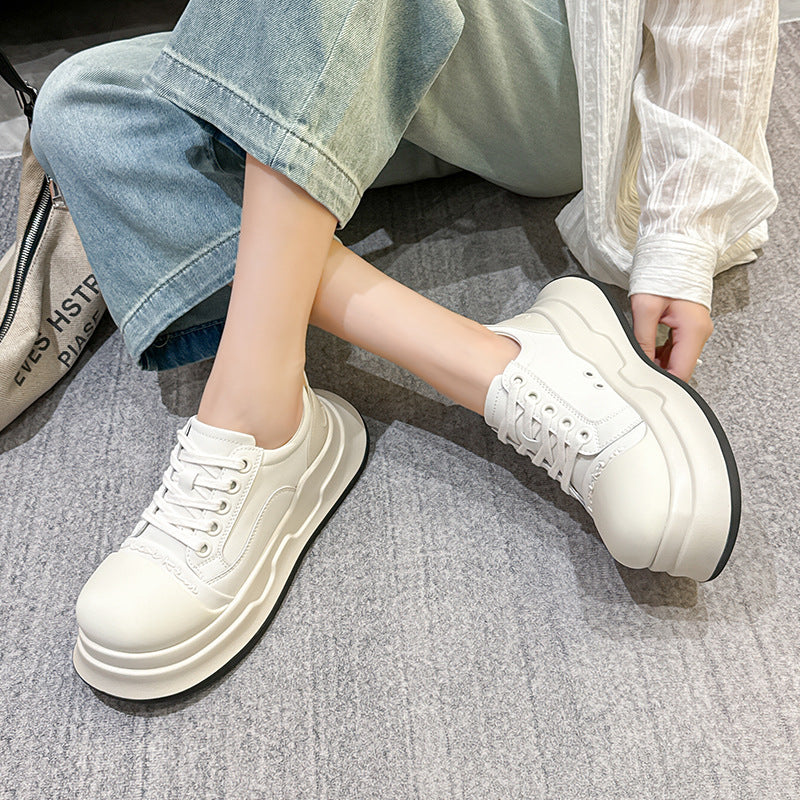 Women's Mickey Big Head American Retro Platform Height Casual Shoes