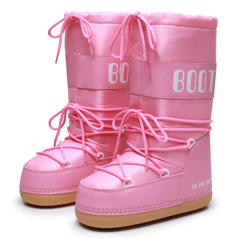 Women's Winter Ski Space Fashion Round Toe Boots