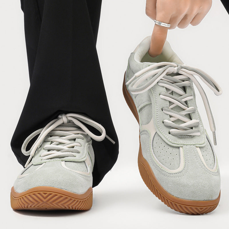 Men's Flat Suede British Style German Training Men's Board Shoes