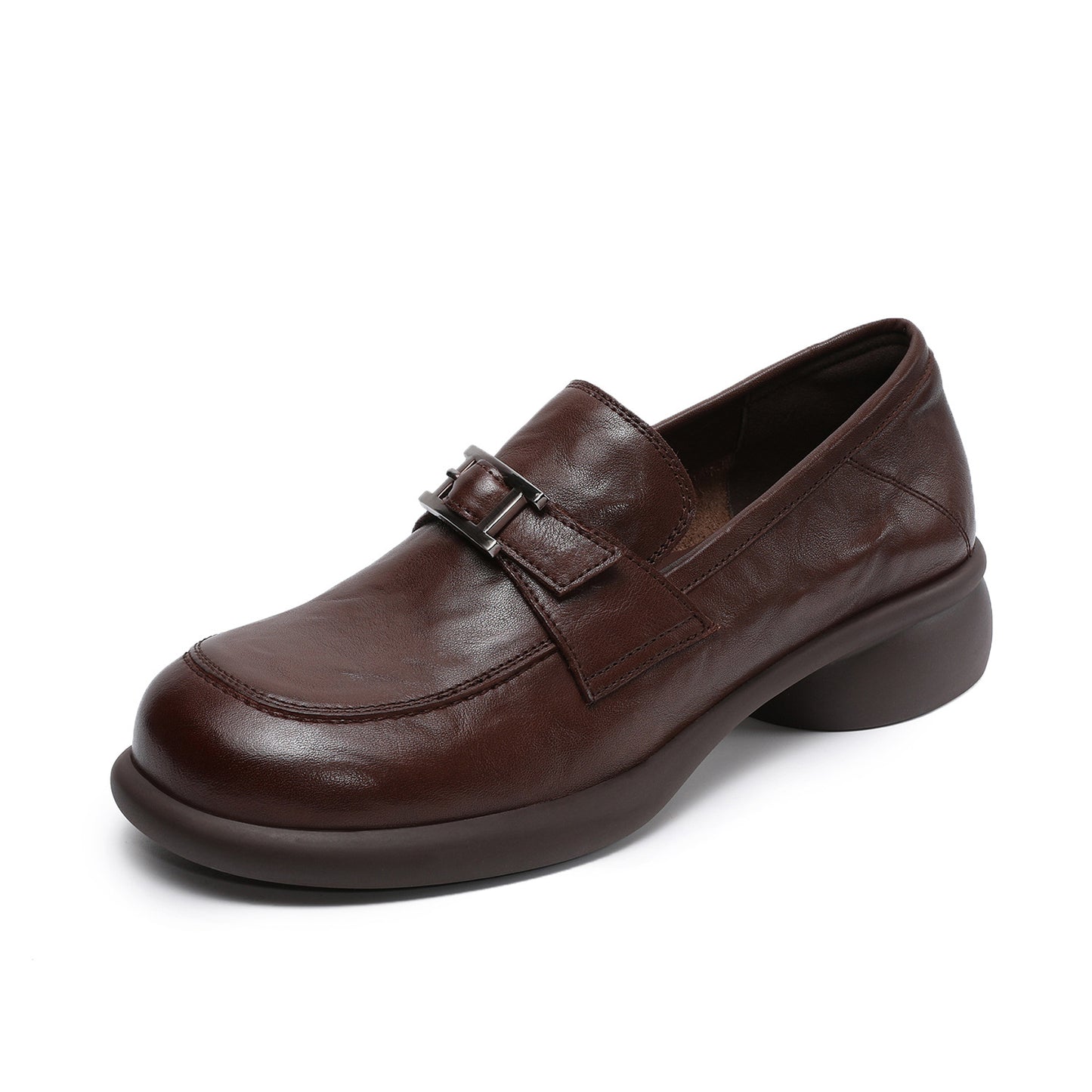 Women's Belt Ornament Spring Retro Fashion Soft Bottom Comfortable Women's Casual Shoes