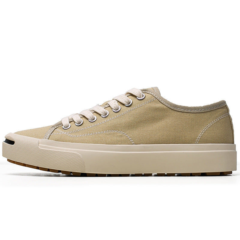 Classic Men's White Fashion Trendy Versatile Men's Board Shoes
