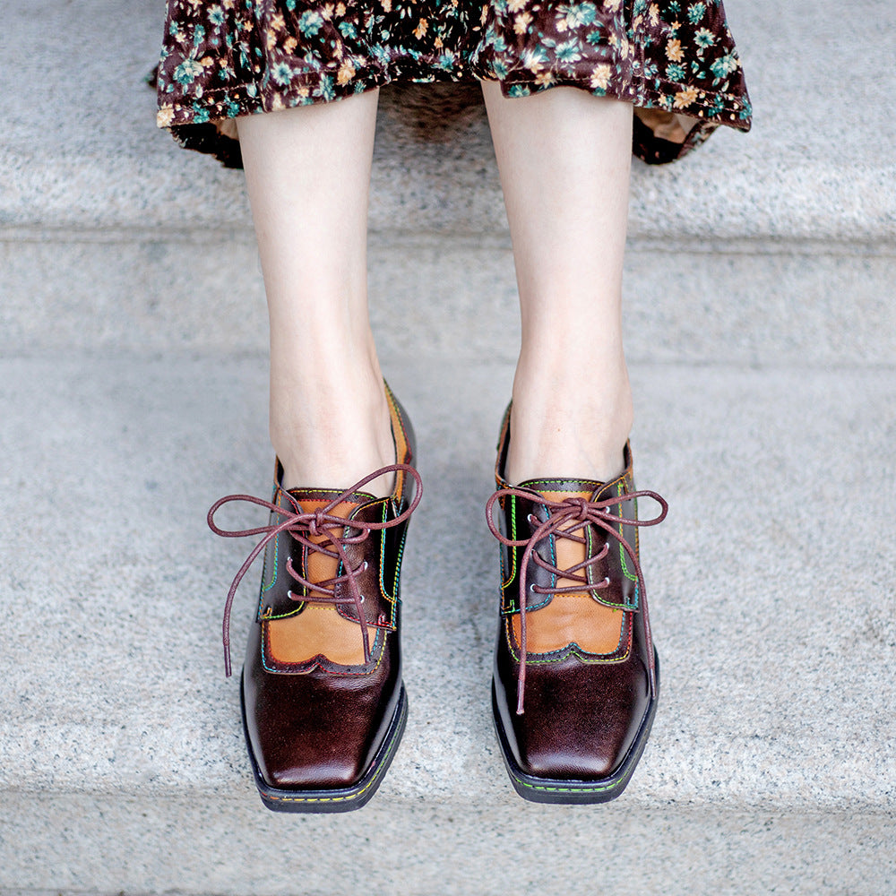 Pretty Women's Retro Ethnic Style High Women's Fashion Shoes
