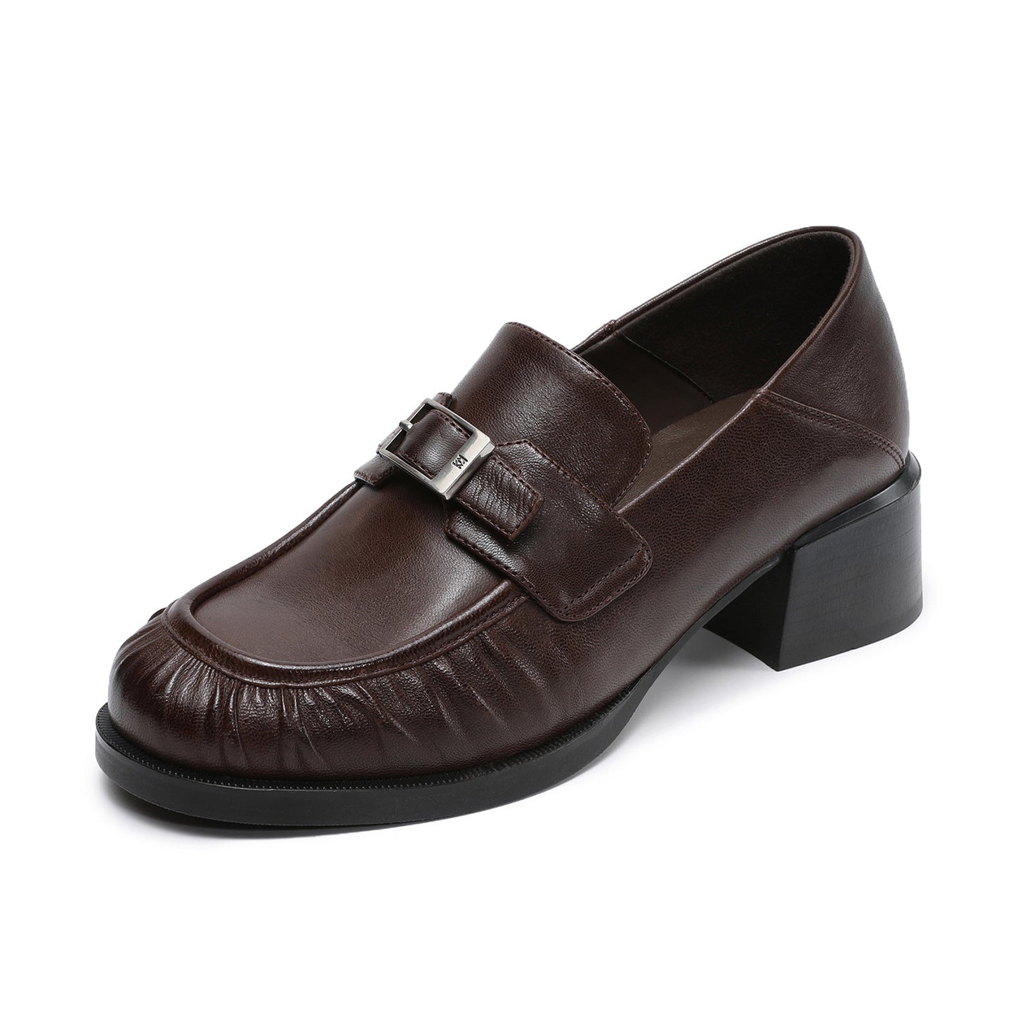 Women's Folds Small Spring Basic Comfortable Sheepskin Women's Fashion Shoes