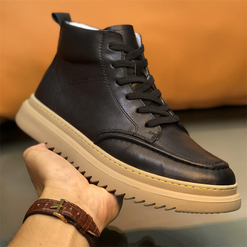 Men's Genuine Board Korean Trendy Martin Sneakers