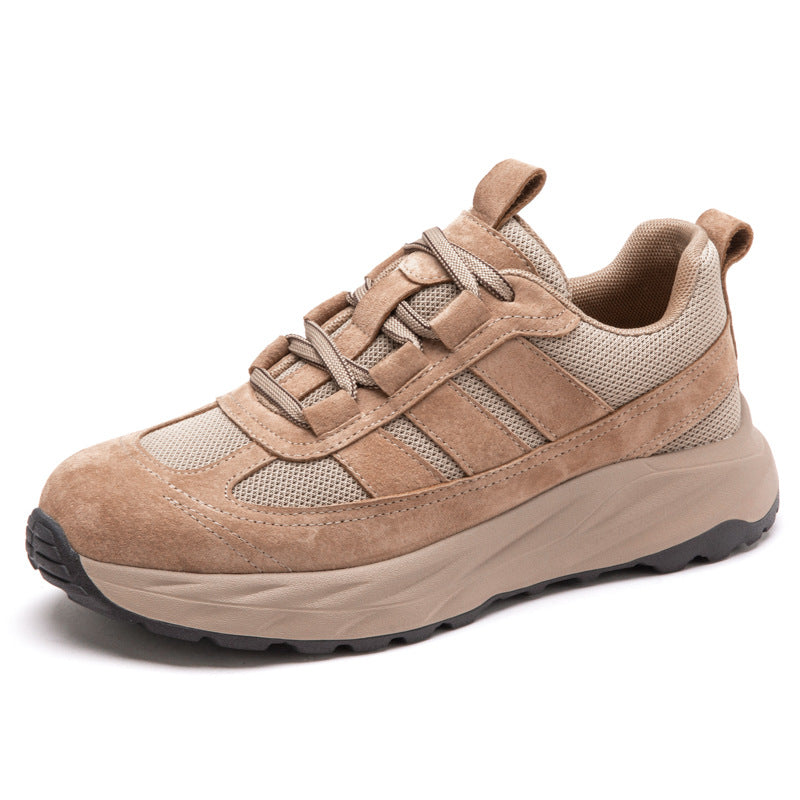Men's Summer Versatile Platform Breathable Lightweight Hiking Sneakers