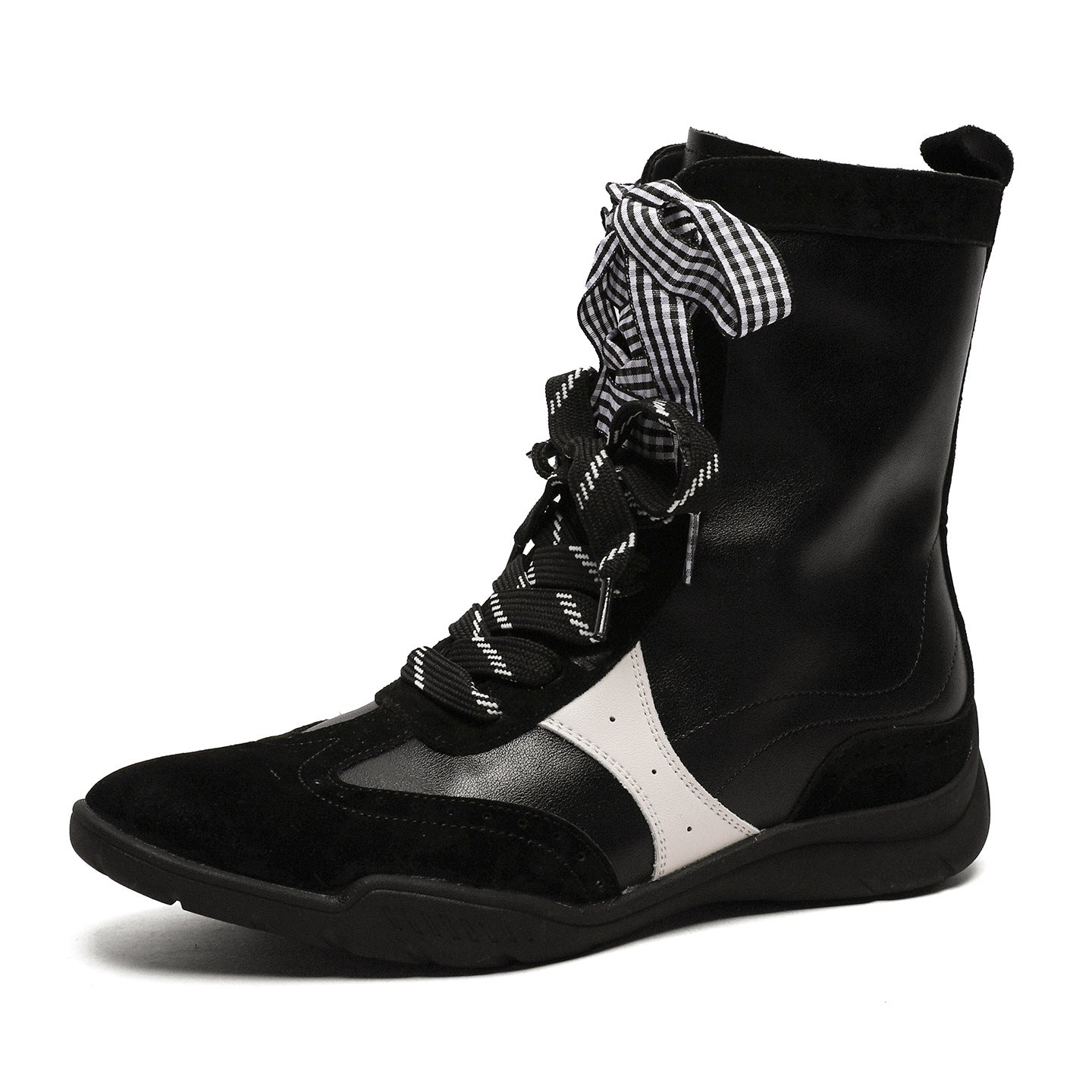 Women's Hight Increasing Martin Fashion Boxing Sports Women's Leather Boots