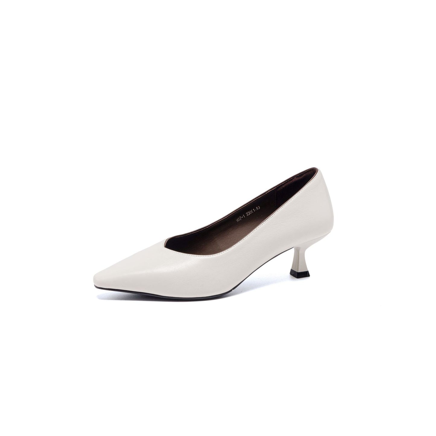 Women's Cowhide Stiletto Spring Light Luxury Commuter Authentic High Heels
