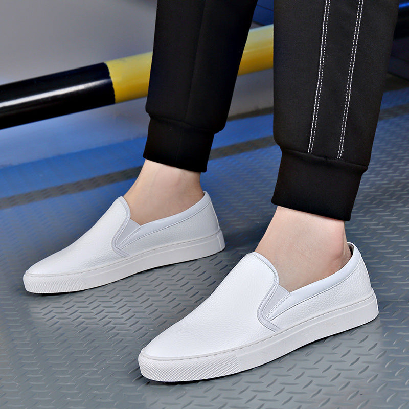 Men's Hollow Soft Cowhide Easy Wear Sports Sneakers