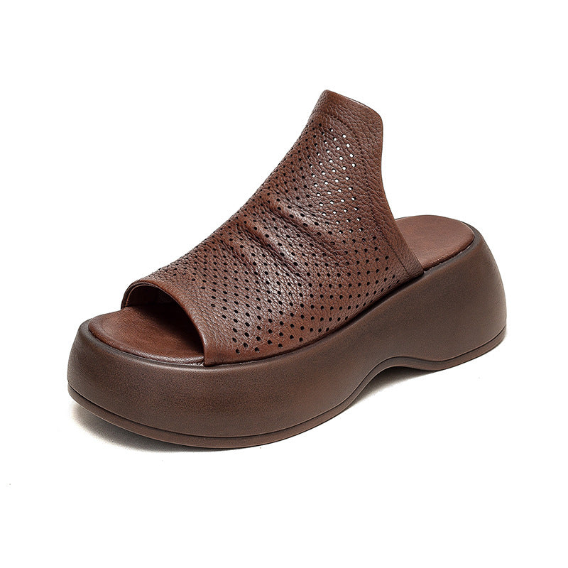 Women's & Men's Breathable Platform Retro Style First Layer Men's Shoes