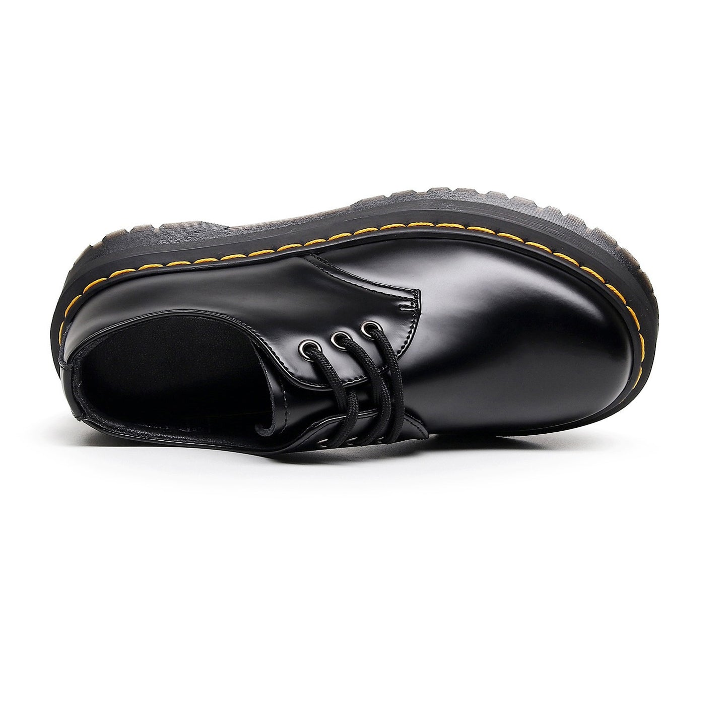 Thick-soled Martin Round Head Female Thick Bottom Casual Shoes