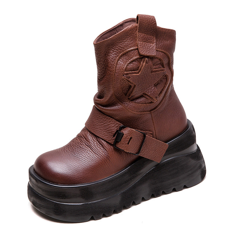 Women's Style Martin Niche Height Increasing Leisure Boots