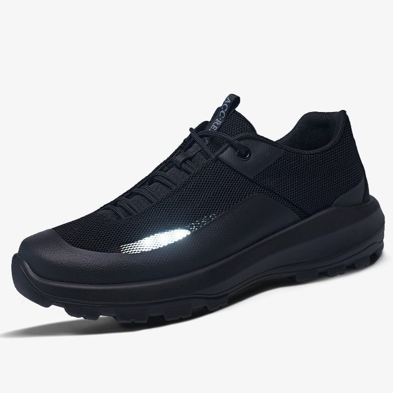 Men's Soft Sole Lightweight Outdoor Walking Comfortable Men's Casual Leather Shoes