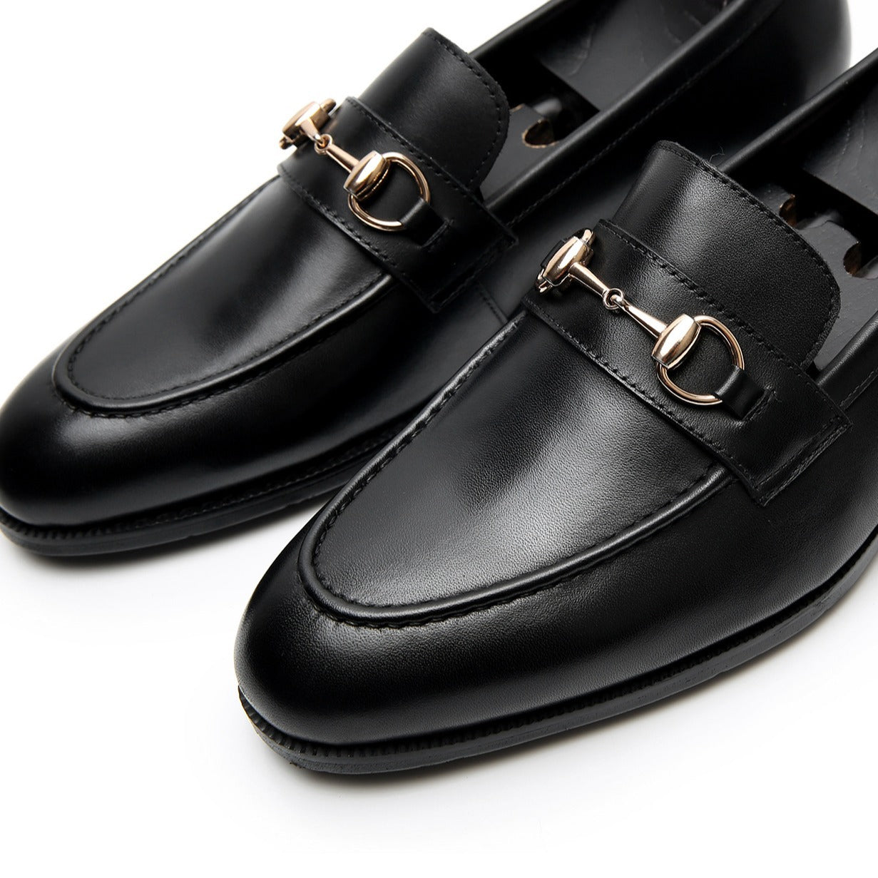 Men's Spring British Business Formal Wear Slip-on Leather Shoes
