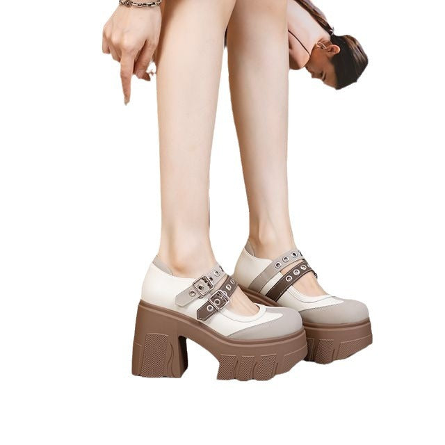 Women's Mary Jane Height Increasing Cm Muffin Women's Shoes