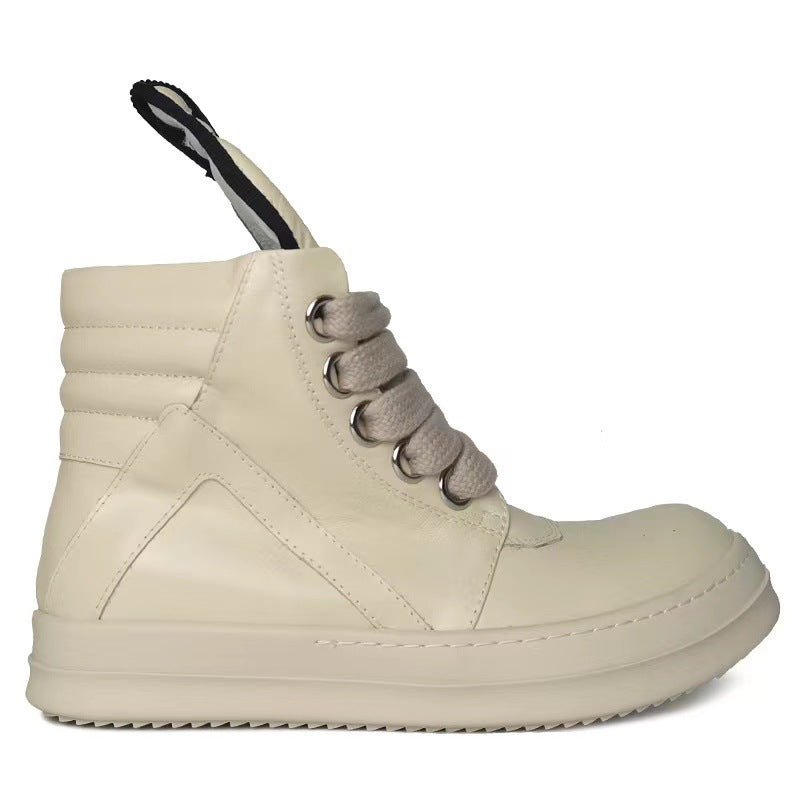 Men's Triangle Plus Size Thick Shoelaces Raise The Sneakers
