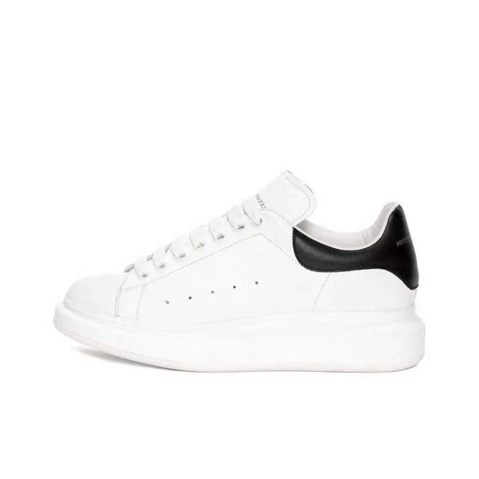 Women's High Version Mcqueen White Heightened Platform Sneakers