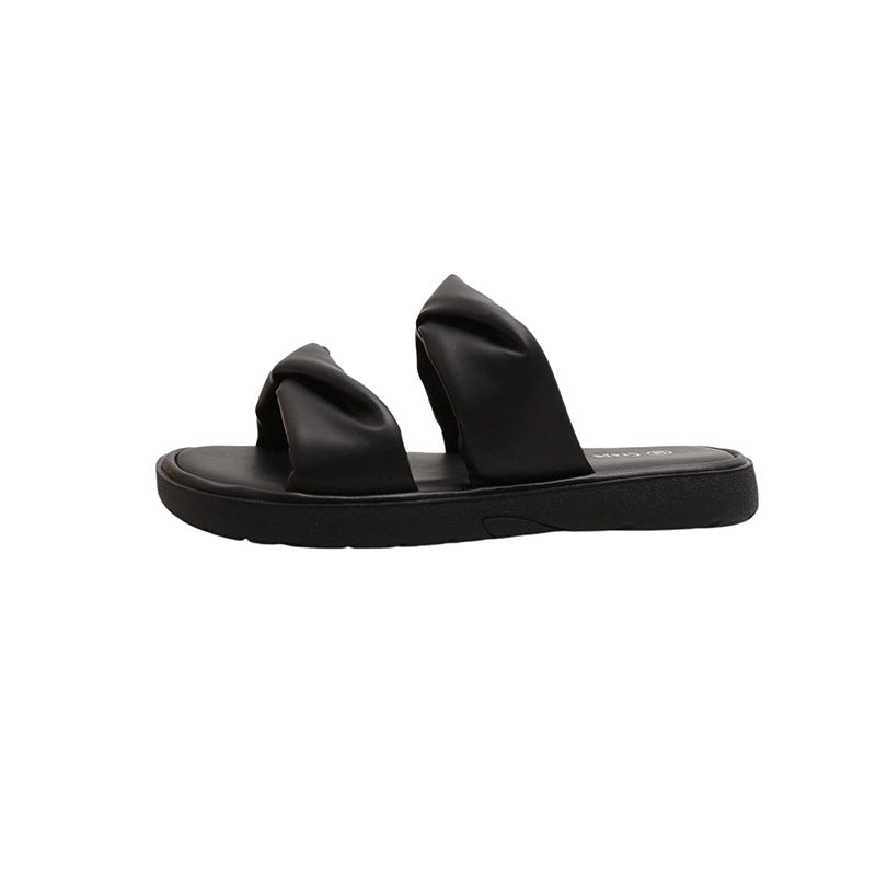 Women's Slip-on Feeling Twisted With Platform For Slippers