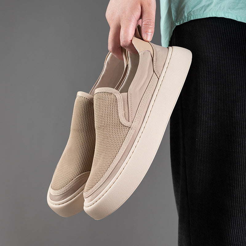 Men's Comfortable Breathable Soft Bottom Round Head Casual Shoes