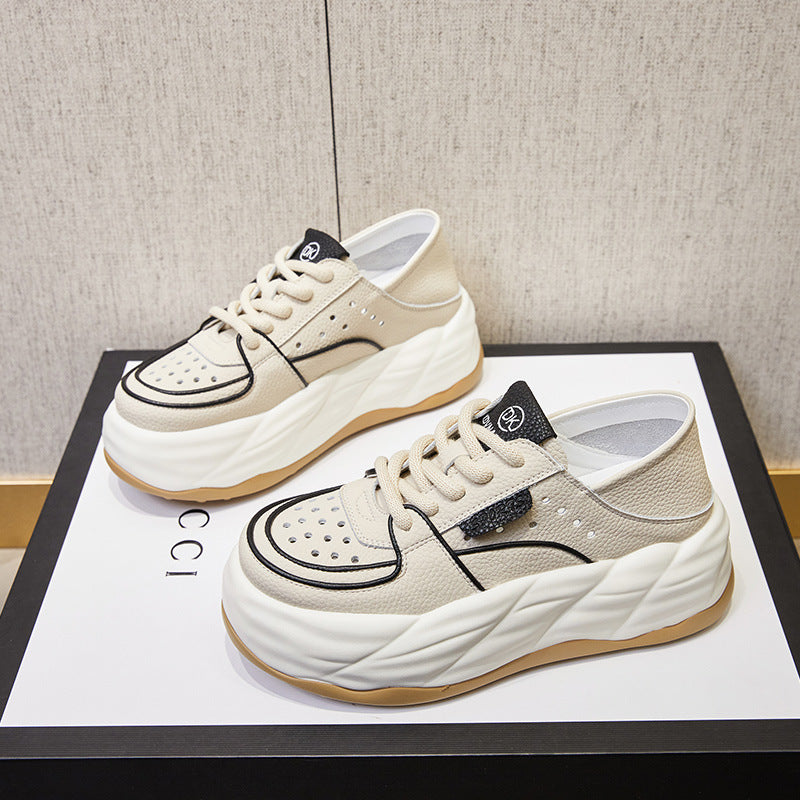 Women's Early Spring Fashionable Sports Versatile Daddy Sneakers
