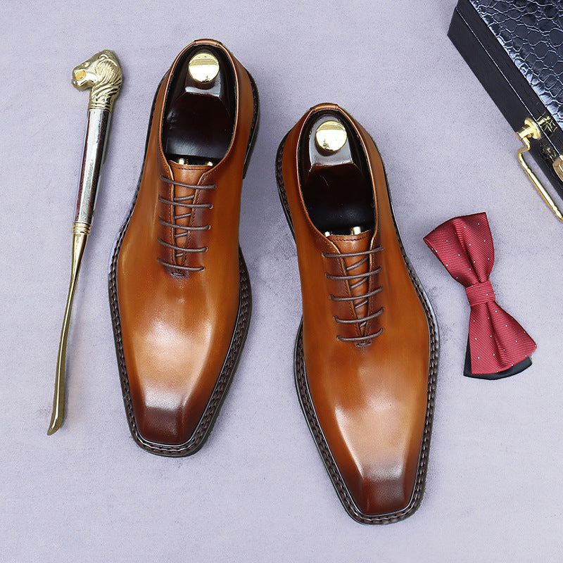 Men's Whole Groom Wedding Business Formal Wear Leather Shoes